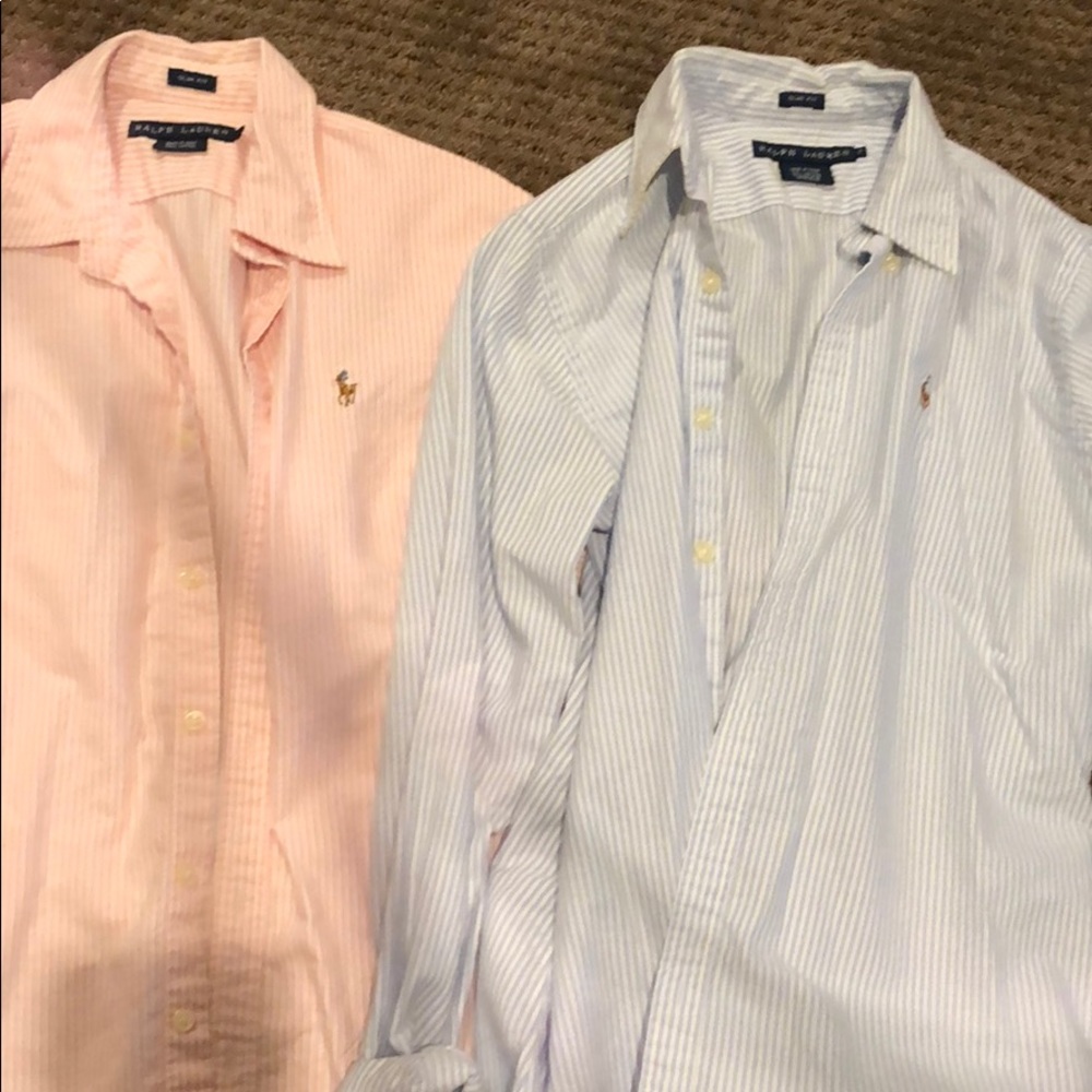 2 women’s RL button downs